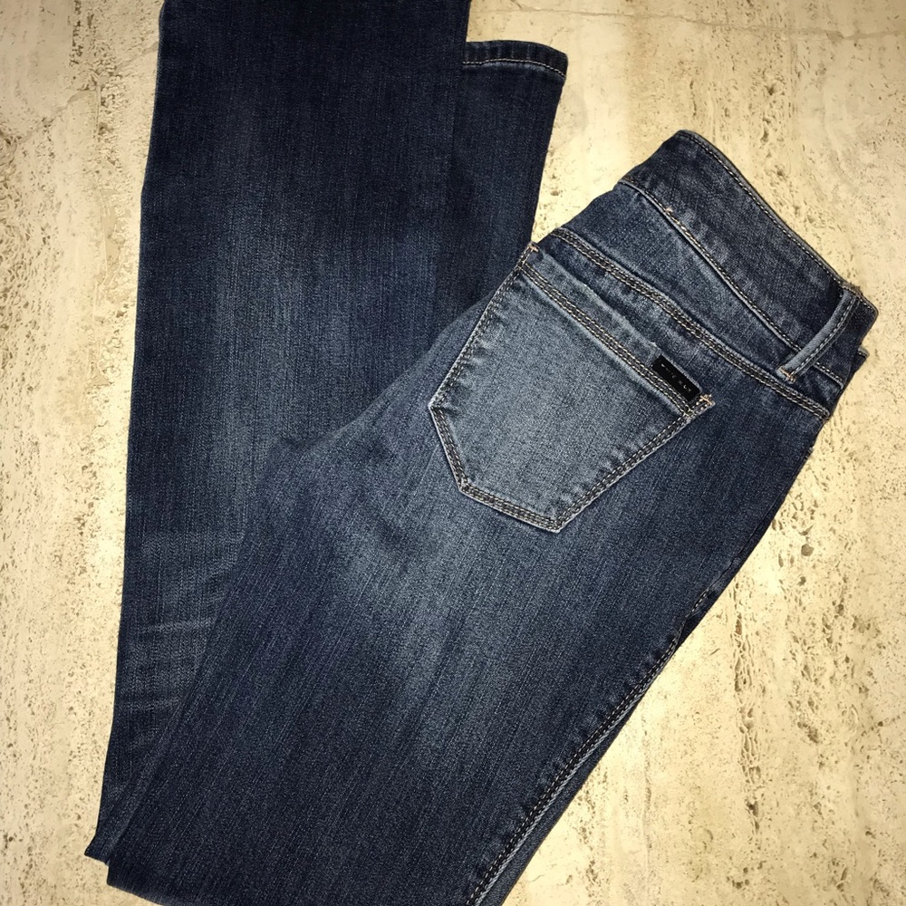 White House Black Market Blue Embellished Jeans - Picture 11 of 16